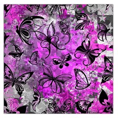 Butterfly Graffiti Large Satin Scarf (square)