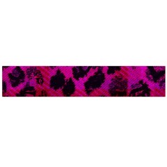 Pink Leopard Flano Scarf (large) by ArtistRoseanneJones