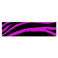 Pink Zebra Satin Scarf (oblong)