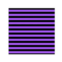 Purple Stripes Small Satin Scarf (square)