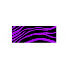 Purple Zebra Satin Scarf (oblong)