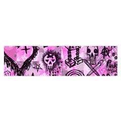 Pink Scene Kid Sketches Satin Scarf (oblong)