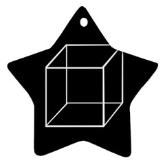 Simple Cube Ornament (star) 