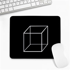 Simple Cube Large Mousepads