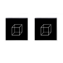 Simple Cube Cufflinks (square) by Valentinaart