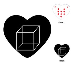 Simple Cube Playing Cards (heart) 