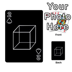 Simple Cube Playing Cards 54 Designs  by Valentinaart