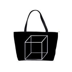 Simple Cube Shoulder Handbags by Valentinaart