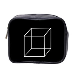 Simple Cube Mini Toiletries Bag 2-side