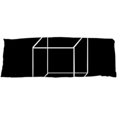 Simple Cube Body Pillow Case (dakimakura) by Valentinaart