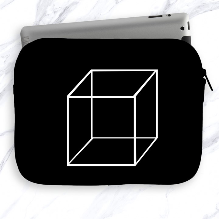 Simple Cube Apple iPad 2/3/4 Zipper Cases