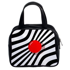 Abstract Red Ball Classic Handbags (2 Sides)