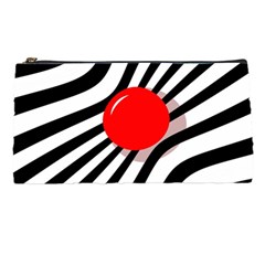 Abstract Red Ball Pencil Cases by Valentinaart