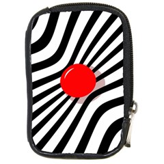 Abstract Red Ball Compact Camera Cases