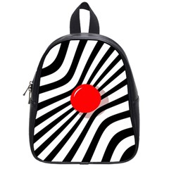 Abstract Red Ball School Bags (small) 