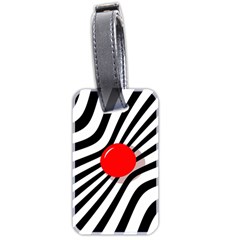 Abstract Red Ball Luggage Tags (two Sides)