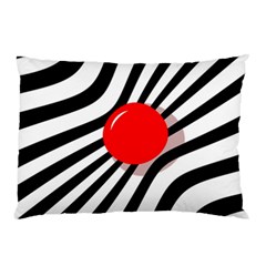 Abstract Red Ball Pillow Case (two Sides)