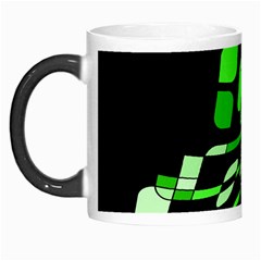 Green Decorative Abstraction Morph Mugs