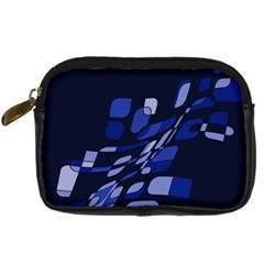 Blue Abstraction Digital Camera Cases