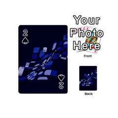 Blue Abstraction Playing Cards 54 (mini) 