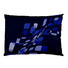 Blue Abstraction Pillow Case (two Sides)