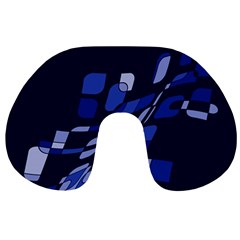 Blue Abstraction Travel Neck Pillows