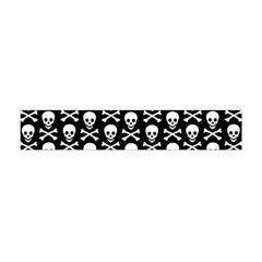 Skull And Crossbones Pattern Flano Scarf (mini) by ArtistRoseanneJones