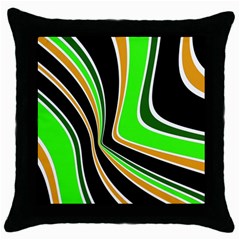 Colors Of 70 s Throw Pillow Case (black) by Valentinaart