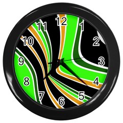 Colors Of 70 s Wall Clocks (black)