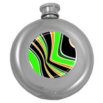 Colors of 70 s Round Hip Flask (5 oz) Front