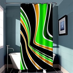 Colors Of 70 s Shower Curtain 36  X 72  (stall) 