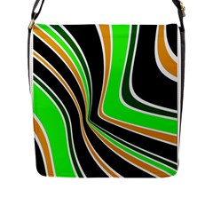 Colors Of 70 s Flap Messenger Bag (l)  by Valentinaart