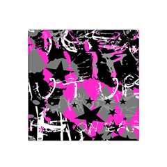 Pink Scene Kid Satin Bandana Scarf by ArtistRoseanneJones