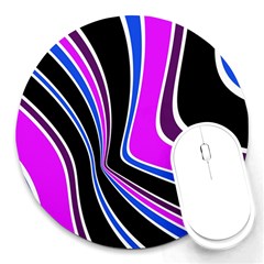 Colors Of 70 s Round Mousepads by Valentinaart