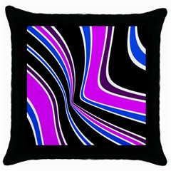 Colors Of 70 s Throw Pillow Case (black) by Valentinaart