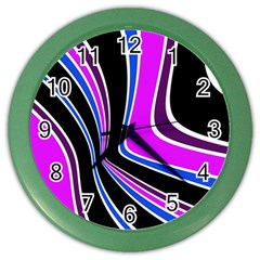 Colors Of 70 s Color Wall Clocks by Valentinaart