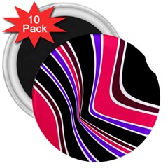 Colors Of 70 s 3  Magnets (10 Pack) 