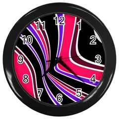 Colors Of 70 s Wall Clocks (black)