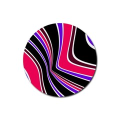 Colors Of 70 s Rubber Coaster (round) 