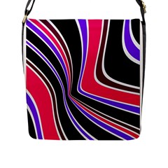 Colors Of 70 s Flap Messenger Bag (l)  by Valentinaart