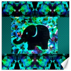 Elephant Stomp Canvas 20  X 20  (unframed)