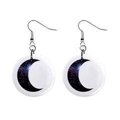 Moon Mini Button Earrings