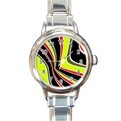 Colors Of 70 s Round Italian Charm Watch by Valentinaart