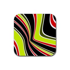 Colors Of 70 s Rubber Coaster (square) 