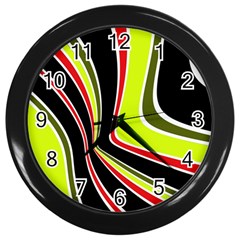 Colors Of 70 s Wall Clocks (black)