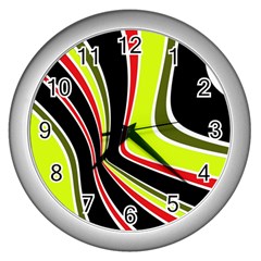 Colors Of 70 s Wall Clocks (silver) 