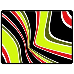 Colors Of 70 s Double Sided Fleece Blanket (large) 