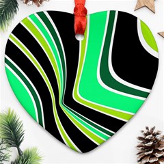 Colors Of 70 s Heart Ornament (2 Sides)