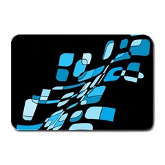 Blue Abstraction Plate Mats