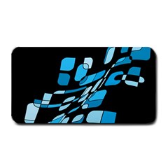 Blue Abstraction Medium Bar Mats